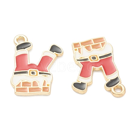 Alloy Enamel Pendants ENAM-J649-25LG-1