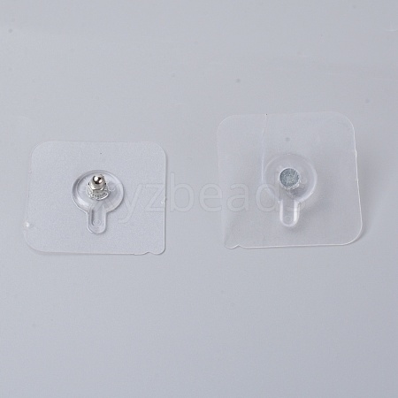 Plastic Hook Hanger HJEW-WH0011-48-1