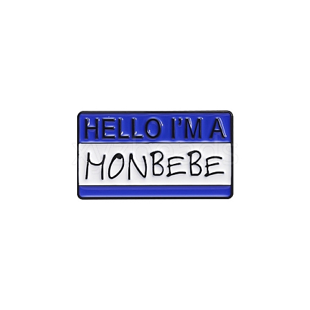 Dialog Box Hello I'M A... Enamel Pins PW-WG36BA8-07-1