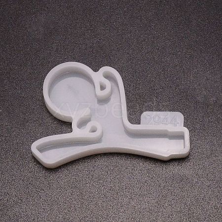 DIY Mobile Phone Holders Silhouette Silicone Statue Mold DIY-TAC0001-64-1