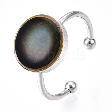 Flat Round Mood Ring LS-RJEW-T025-01P-1