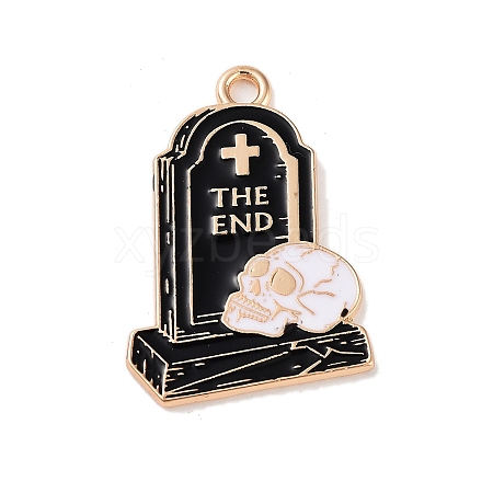 Halloween Alloy Enamel Pendants FIND-B036-04C-1