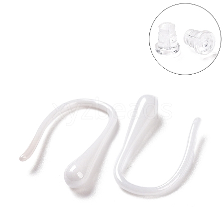 Hypoallergenic Bioceramics Zirconia Ceramic Teardrop Dangle Earrings EJEW-Z023-05H-1