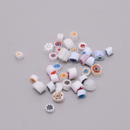Millefoiri Glass Beads LK-WH0001-01C-1