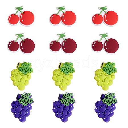 12Pcs 4 Style Silicone Beads JX771A-1