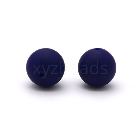 Round Food Grade Eco-Friendly Silicone Beads SI-JX0066A-02-1
