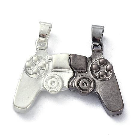 Alloy Magnetic Friendship Controller Necklace Set PALLOY-D204-01BS-1