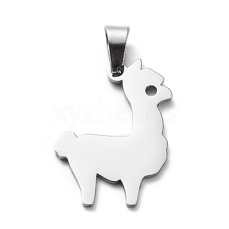 Non-Tarnish 304 Stainless Steel Pendants STAS-D036-11P-1