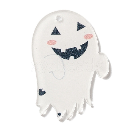 Halloween Printing Acrylic Pendants FIND-K017-05D-1