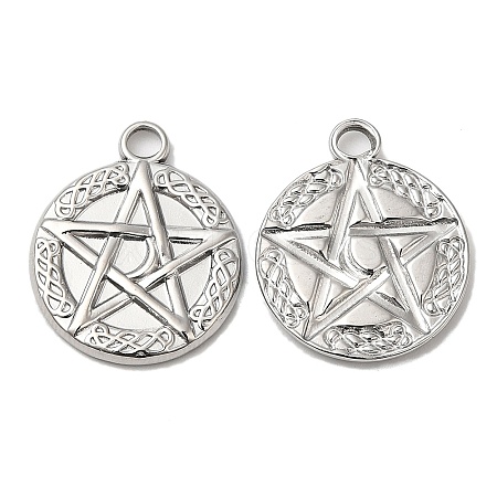 Non-Tarnish 304 Stainless Steel Pendants STAS-Z041-19P-1