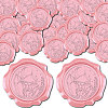 CRASPIRE 50Pcs Adhesive Wax Seal Stickers DIY-CP0010-53B-1
