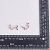 Brass Micro Pave Cubic Zirconia Pendants ZIRC-SZ0004-60-8