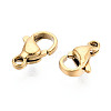 304 Stainless Steel Lobster Claw Clasps STAS-T065-9mm-34G-2