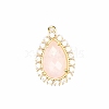 Natural Rose Quartz Pendants PW-WG0D2F8-06-1