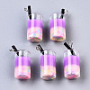 Epoxy Resin and Polymer Clay Pendant LS-GLAA-S181-15C-1