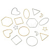  Jewelry 40Pcs 16 Style Alloy Linking Rings FIND-PJ0001-27-12