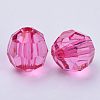 Transparent Acrylic Beads TACR-Q257-6mm-V08-3