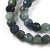 Natural Blue Tourmaline Beads Strands G-R475-027-01-4