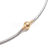 304 Stainless Steel Round Snake Chain Anklets LS-AJEW-G024-13A-3