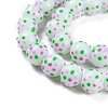 Handmade Bumpy Lampwork Beads Strands LAMP-F032-07A-3