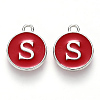 Platinum Plated Alloy Enamel Charms LS-X-ENAM-S118-03S-P-1