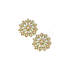 2Pcs Alloy with Rhinestone Handicraft Beading Appliques AJEW-FG0004-29A-7