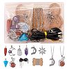 DIY Gemstone Necklace Making Kit DIY-SZ0009-42-1