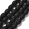 Natural Lava Rock Beads Strands G-G175-C15-01-1