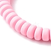 Handmade Polymer Clay Beads Stretch Bracelets BJEW-JB06564-6