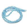 Spray Painted Imitation Jade Glass Beads Strands GLAA-P058-01A-02-2