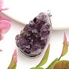 Nuggets Natural Amethyst Pendants G-I139-09M-2