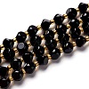 Natural Obsidian Beads Strands G-M367-08A-1