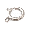 Brass Spring Ring Clasps KK-D407-20P-E-2