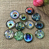 K5 Glass Cabochons FEAT-PW0001-085J-1