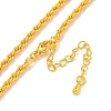 Brass Wheat Chain Necklaces for Women NJEW-G084-23G-2