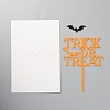 Acrylic Bat & Word Cake Insert Card Decoration DIY-H109-03-2