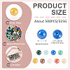 325G Electroplate Round Glass Beads Strands EGLA-TA0030-10-4