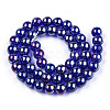 Electroplate Transparent Glass Beads Strands LS-GLAA-T032-T8mm-AB15-2