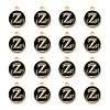 Golden Plated Alloy Charms LS-ENAM-S118-02Z-2