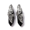 Natural Obsidian Pendants G-E059-02AS-02-2