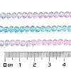 Transparent Painted Glass Beads Strands X1-DGLA-A034-T4mm-A22-3
