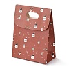 Christmas Themed Pattern Rectangle Kraft Paper Flip Bags CARB-L008-02S-01-3