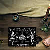 Printed Wood Pendulum Dowsing Divination Board Set DJEW-WH0324-073-7