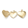 Brass Locket Pendants KK-P199-19G-2