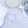 800Pcs 2 Styles Eco-Friendly Transparent Acrylic Beads TACR-SP0001-01B-4