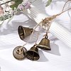 Iron Bell Pendant Decoration HJEW-JM02242-2