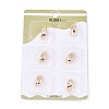 6Pcs Iron Screw Clasps IFIN-T021-02G-2