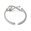 304 Stainless Steel Cuff Rings RJEW-G299-05P-3