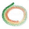 Transparent Painted Glass Beads Strands DGLA-A034-T3mm-A04-5