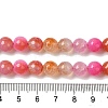 Dyed & Heated Natural Dragon Veins Agate Beads Strands G-P539-A01-02-5